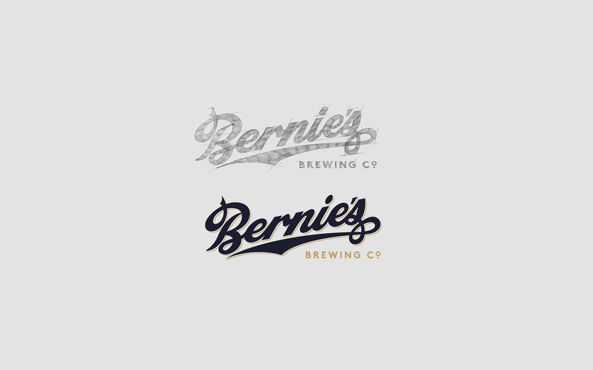 BERNIEG啤酒品牌設(shè)計  標(biāo)志草稿展示
