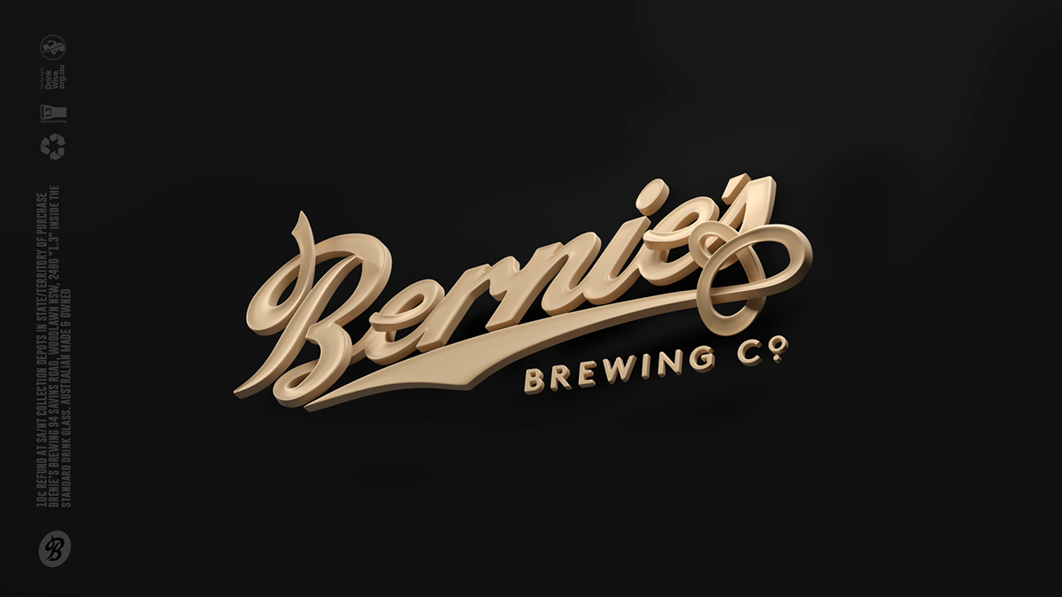 BERNIEG啤酒品牌設(shè)計  標(biāo)志設(shè)計