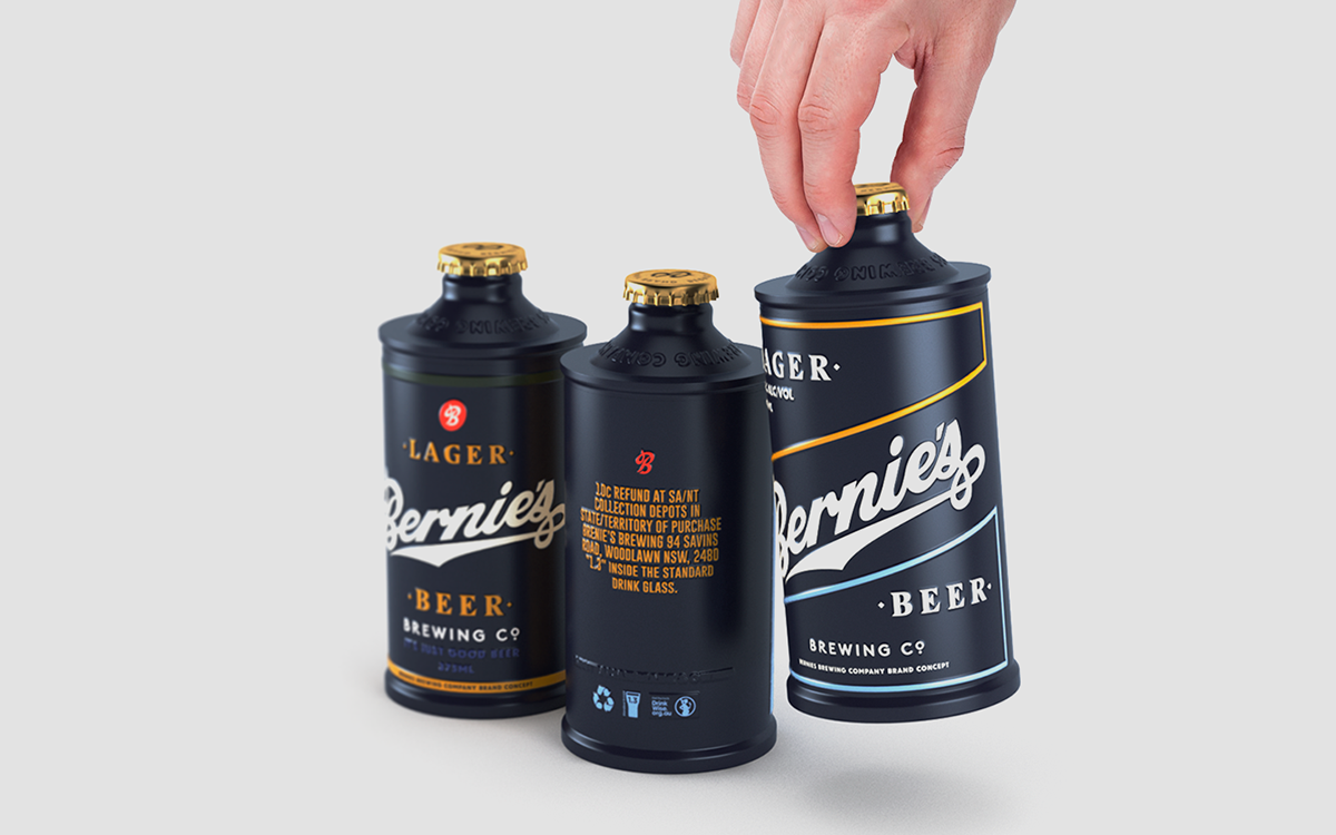BERNIEG啤酒品牌設(shè)計  包裝展示