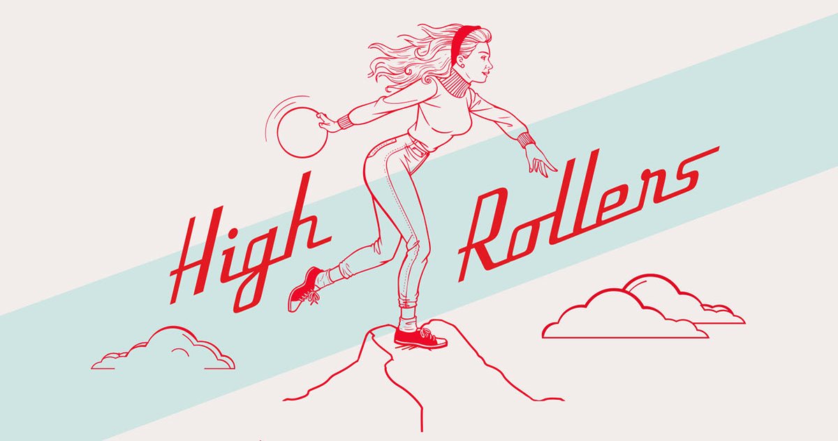 High Rollens保齡球場品牌設(shè)計(jì)形象  插畫形象設(shè)計(jì)