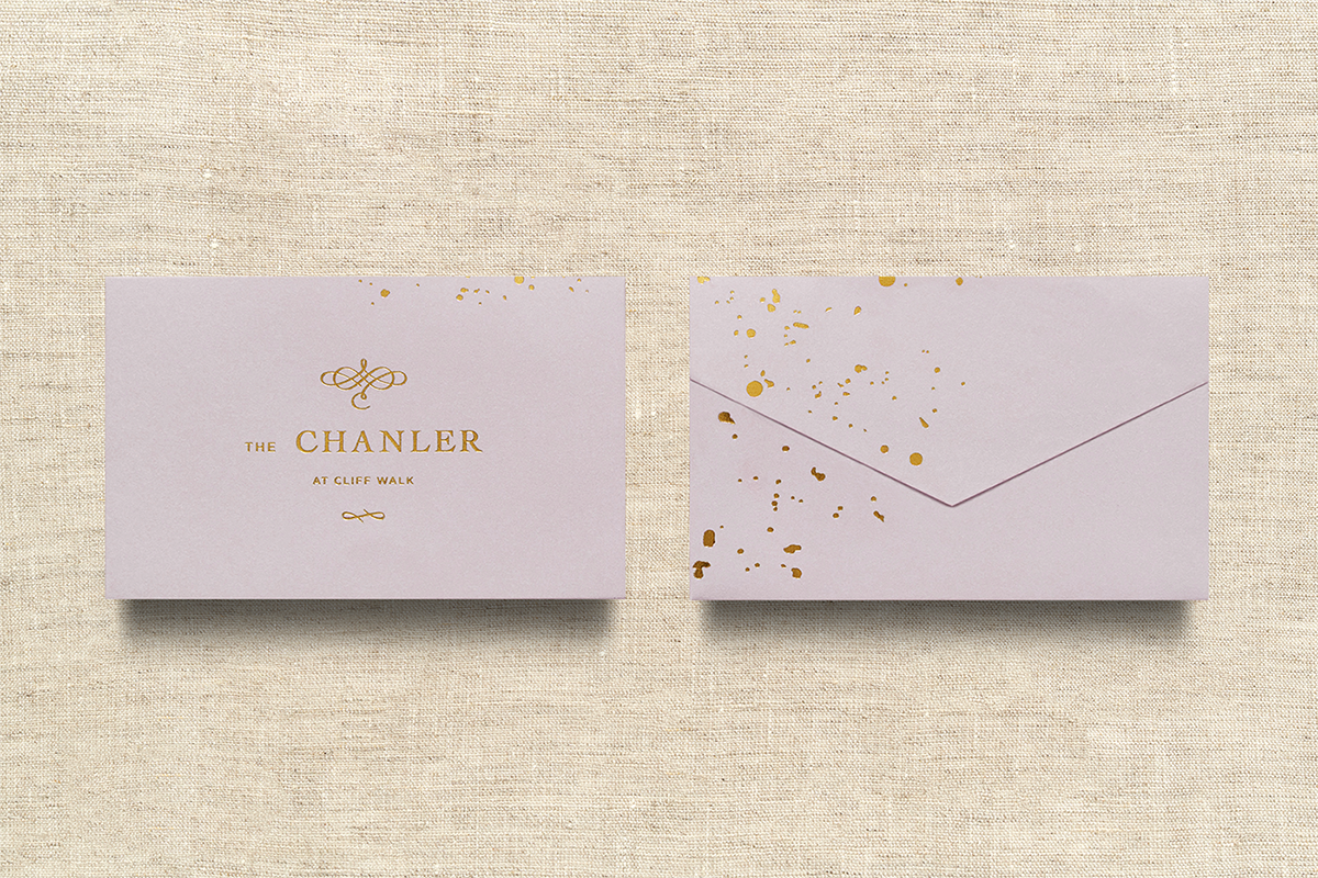 Chanler at Cliff Walk酒店品牌設(shè)計(jì)  信封設(shè)計(jì)