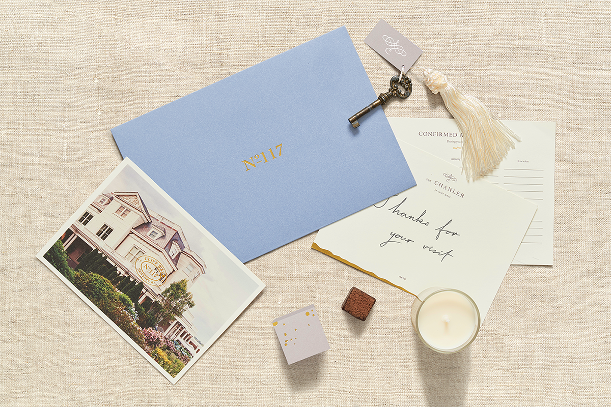 Chanler at Cliff Walk酒店品牌設(shè)計(jì)  卡片設(shè)計(jì)