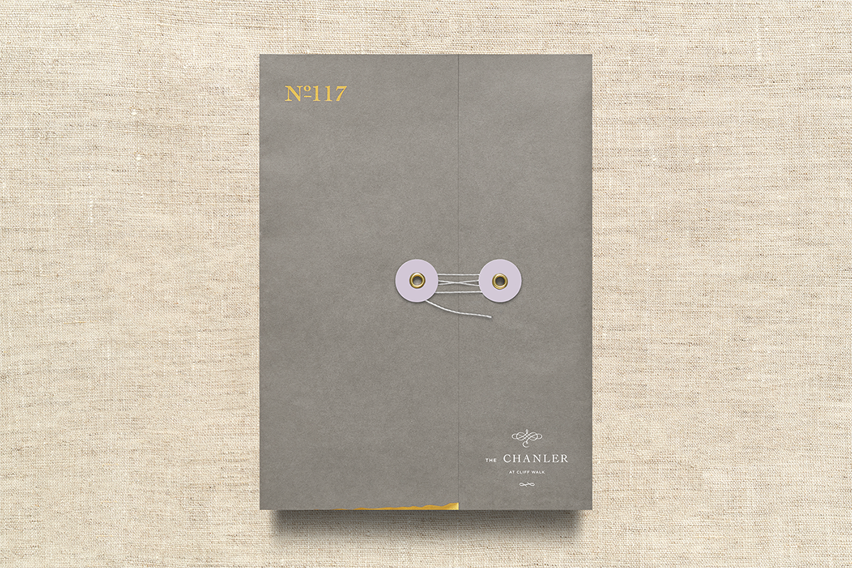 Chanler at Cliff Walk酒店品牌設(shè)計(jì)  文件袋設(shè)計(jì)