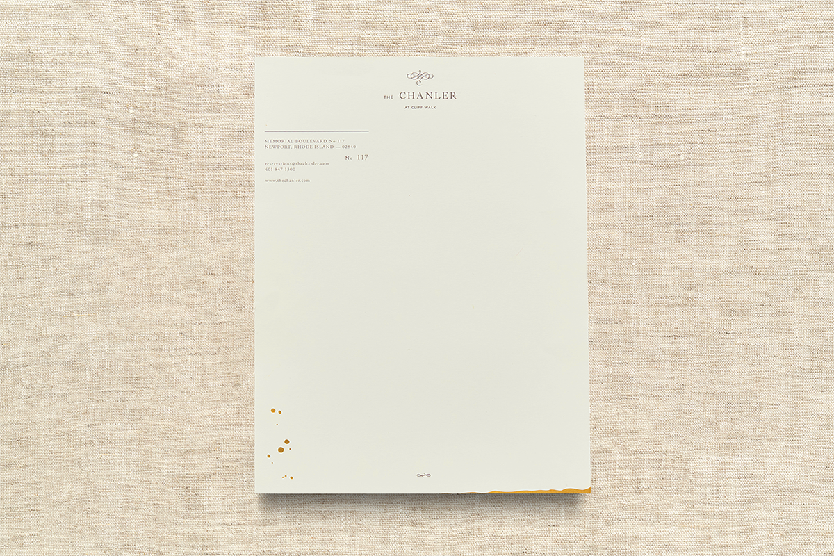 Chanler at Cliff Walk酒店品牌設(shè)計(jì)  宣傳單頁(yè)設(shè)計(jì)