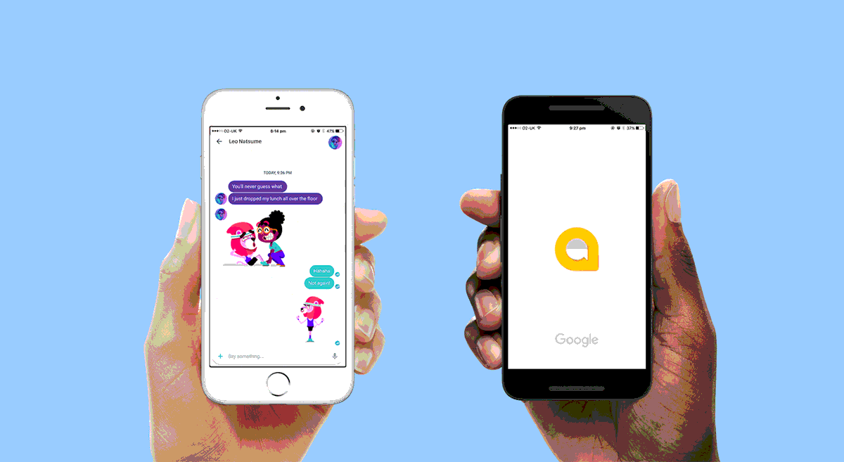 Google插畫創(chuàng)意形象設(shè)計  手機圖標(biāo)展示