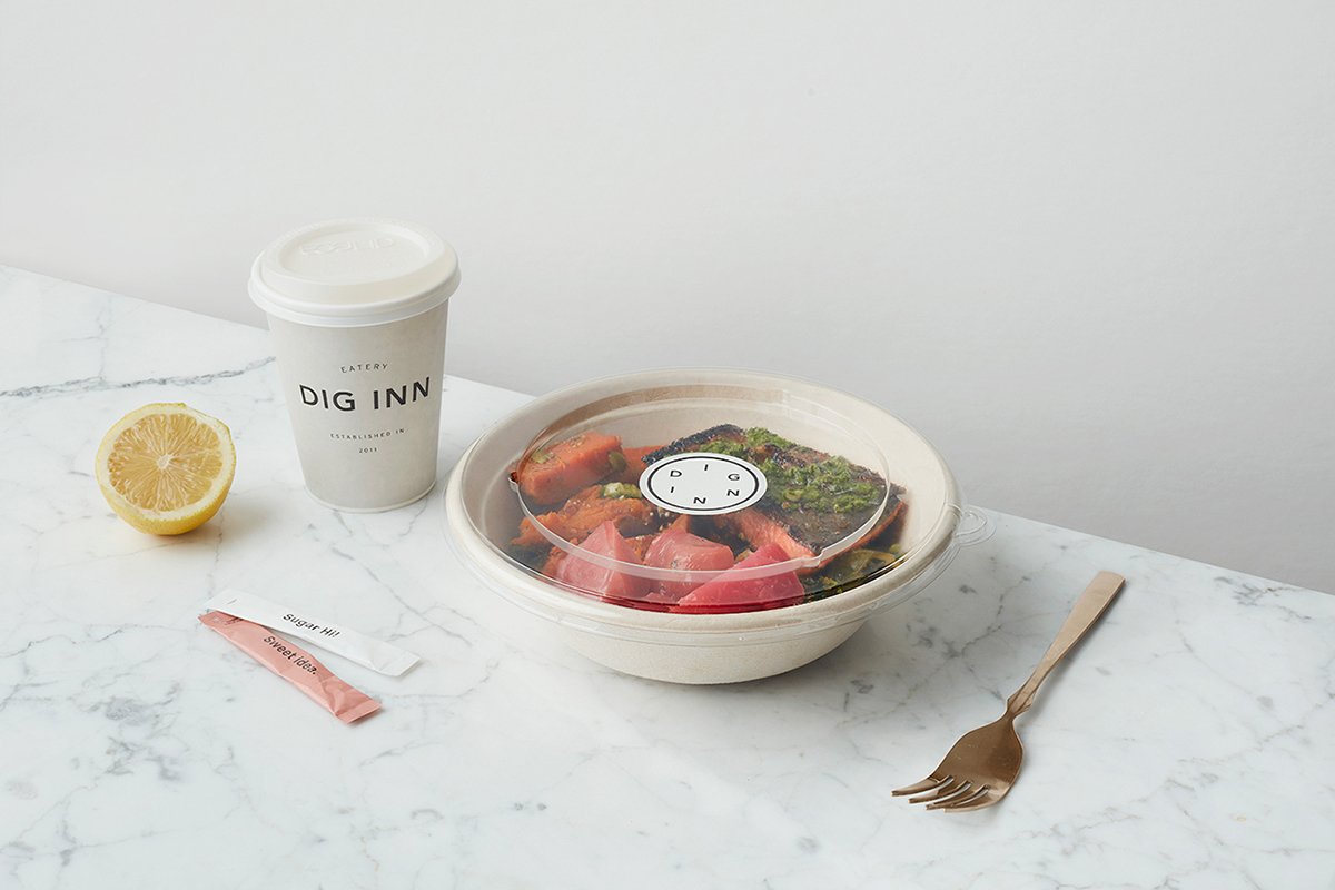 DIG INN酒店品牌設(shè)計  標貼設(shè)計展示