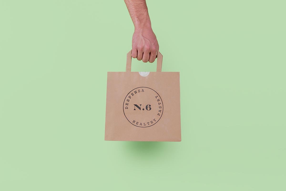 Despensa N6糕點(diǎn)品牌形象設(shè)計(jì)  手提袋設(shè)計(jì)