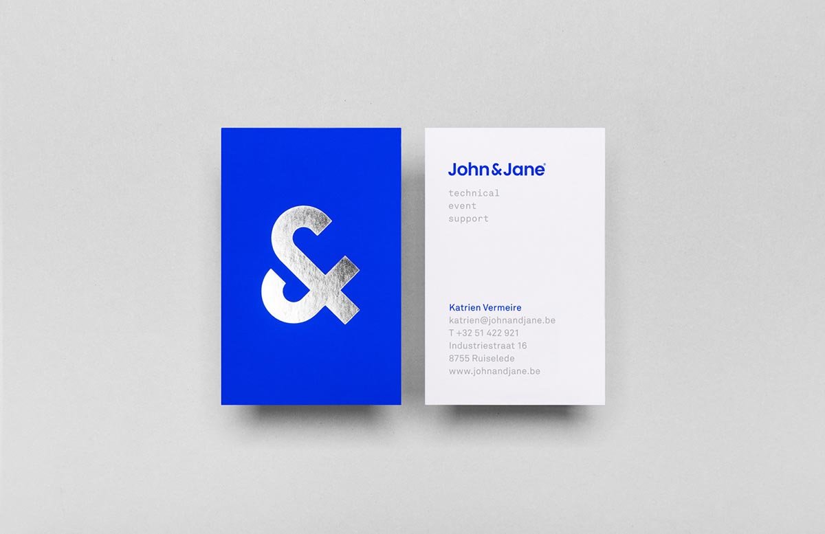 John＆Jane戲劇場(chǎng)所品牌形象設(shè)計(jì)  名片設(shè)計(jì)