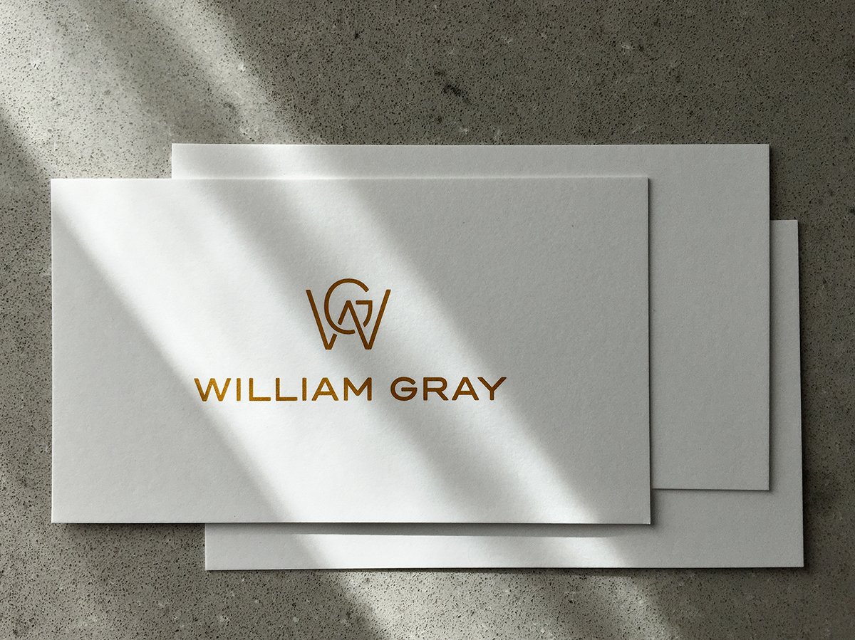 WILLIAM GRAY酒店品牌形象設計  名片設計