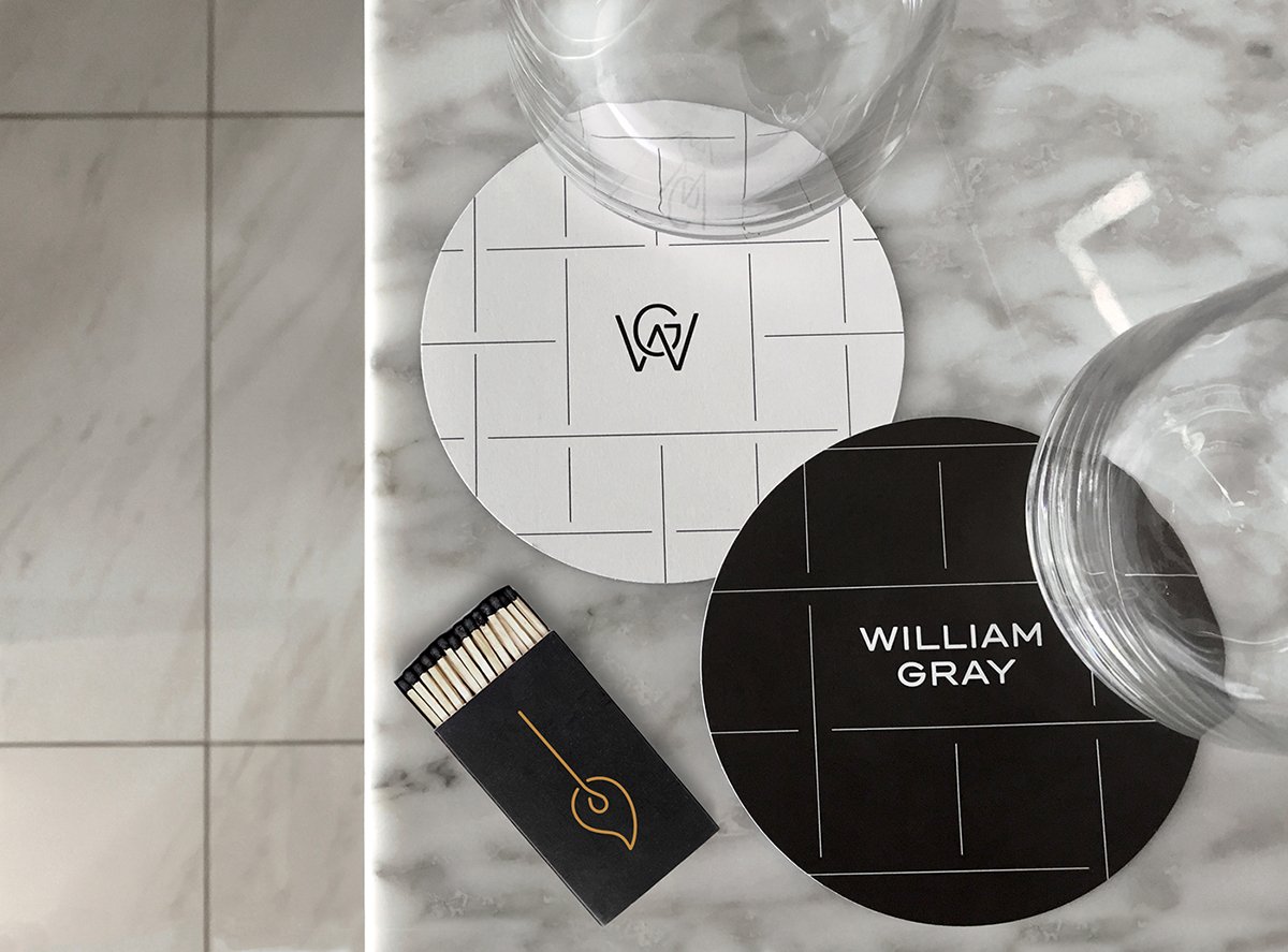 WILLIAM GRAY酒店品牌形象設計  標簽設計
