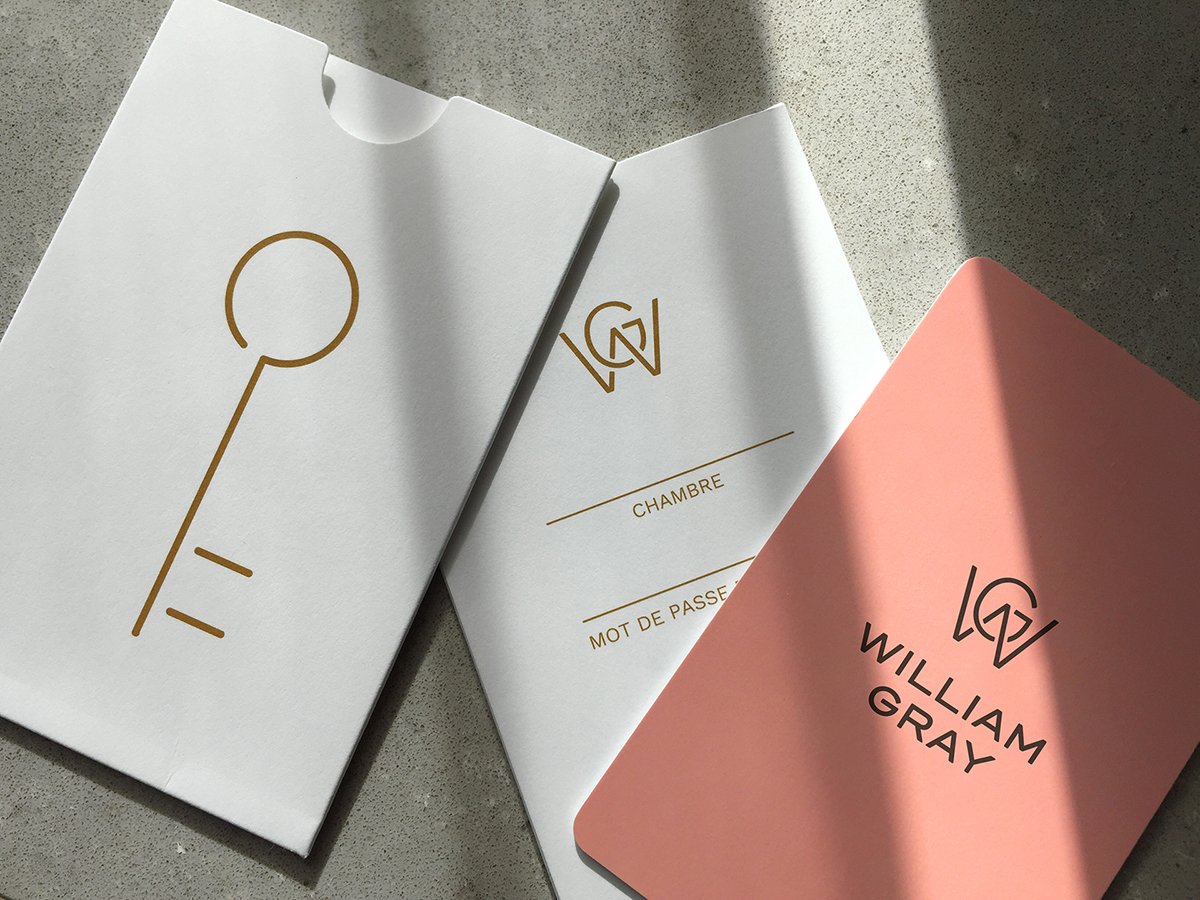WILLIAM GRAY酒店品牌形象設計  信封設計