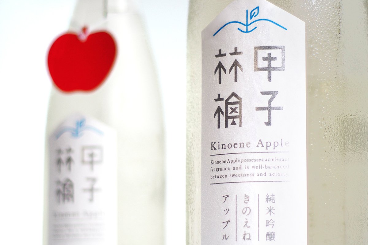 日本志蘋(píng)果飲品品牌形象設(shè)計(jì)  標(biāo)志展示