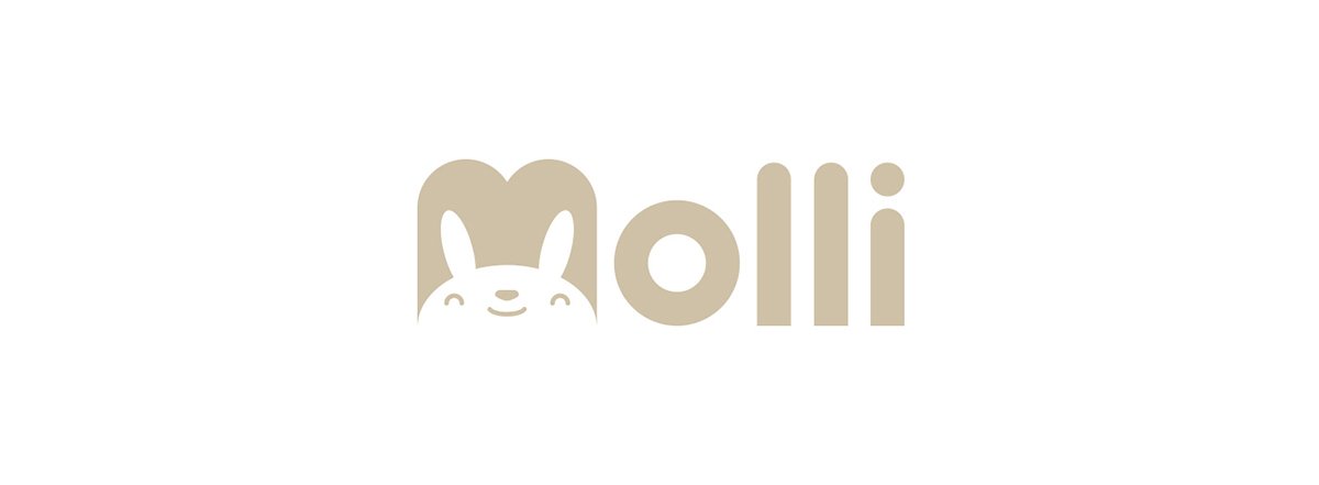 深圳品牌設計  深圳品牌策劃  Molli兒童服裝店品牌形象設計  標志展示
