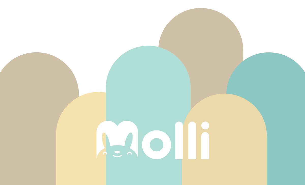 深圳品牌設計  深圳品牌策劃  Molli兒童服裝店品牌形象設計  標志設計