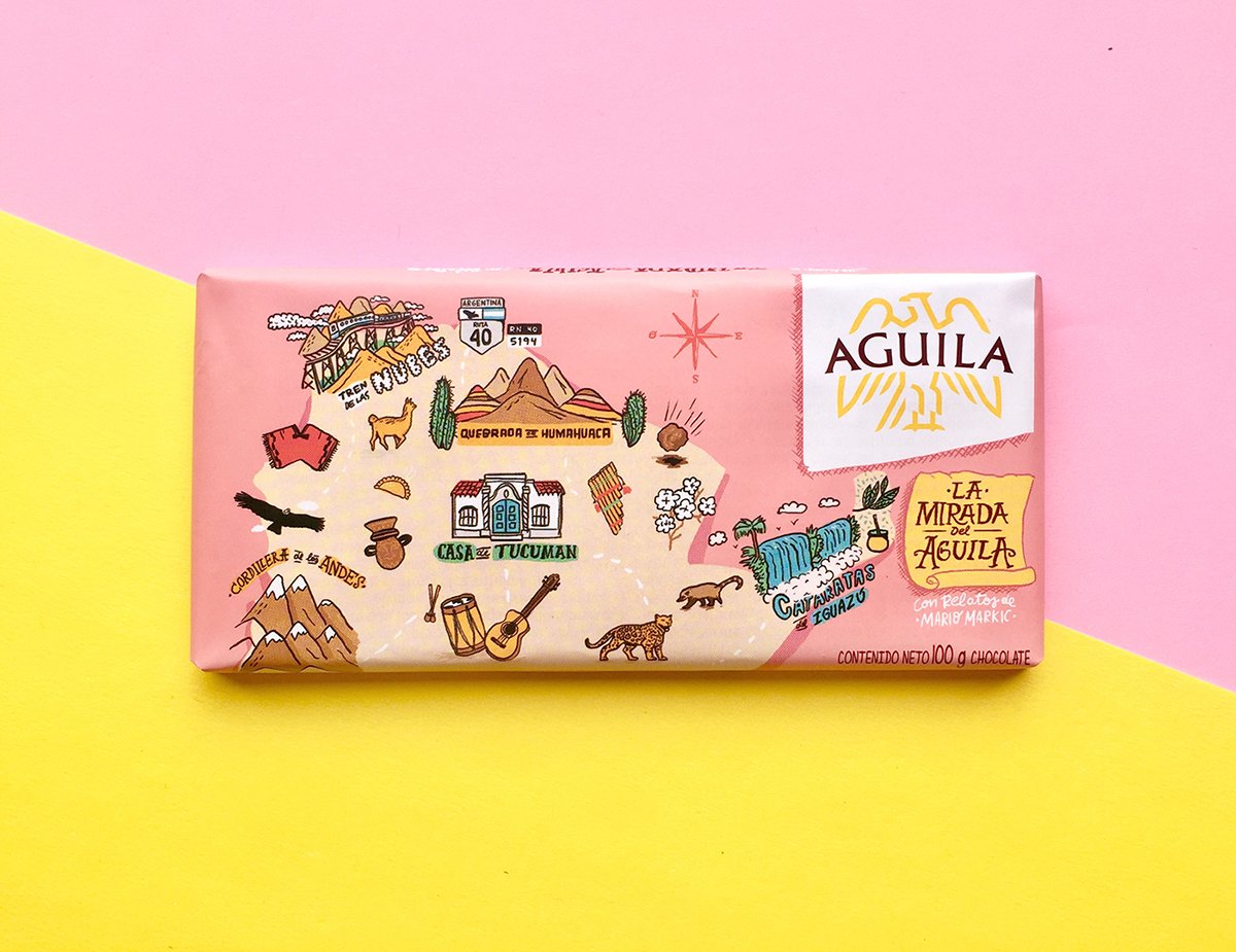 AGUILA巧克力品牌形象展示