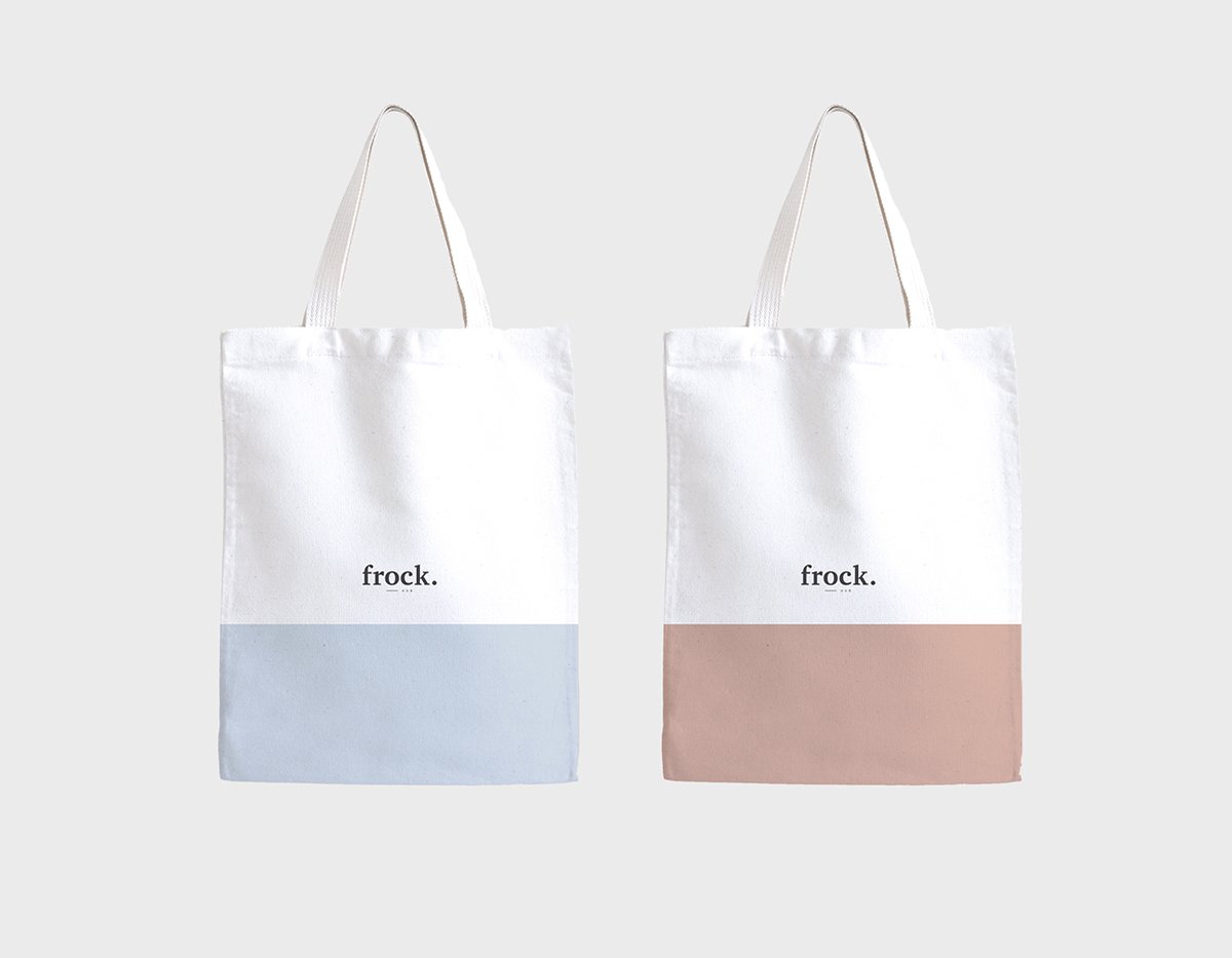 深圳品牌設(shè)計(jì)  深圳品牌策劃  FROCK女性服裝品牌形象設(shè)計(jì)  手提袋設(shè)計(jì)
