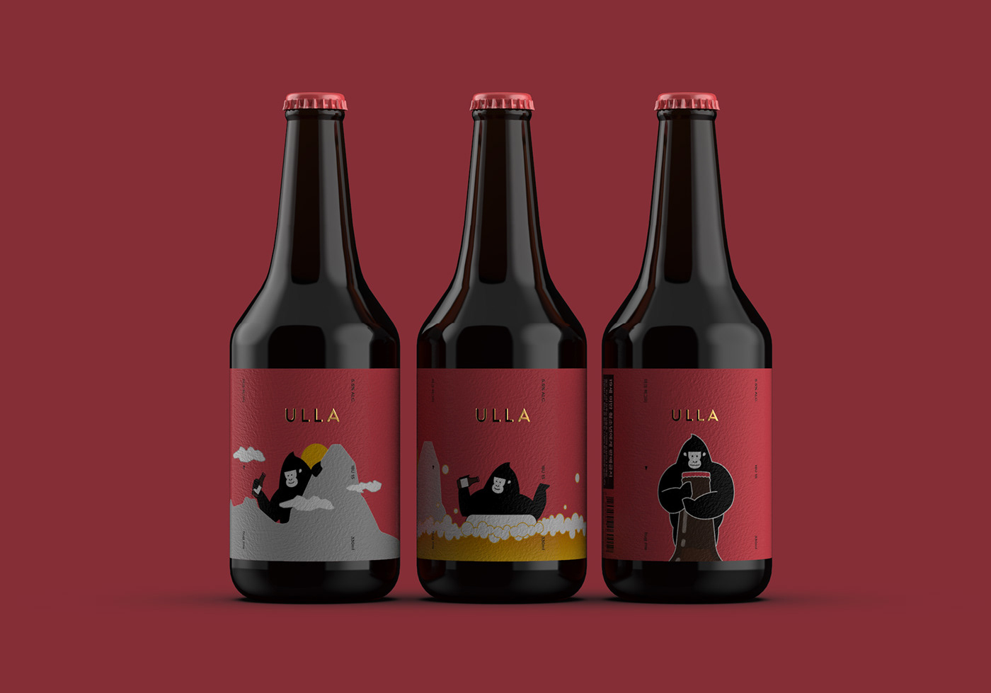 精釀啤酒ULLA品牌設(shè)計(jì)——品牌IP化案例欣賞，餐飲品牌設(shè)計(jì)，品牌設(shè)計(jì)公司，品牌IP化，深圳品牌設(shè)計(jì)，左右格局