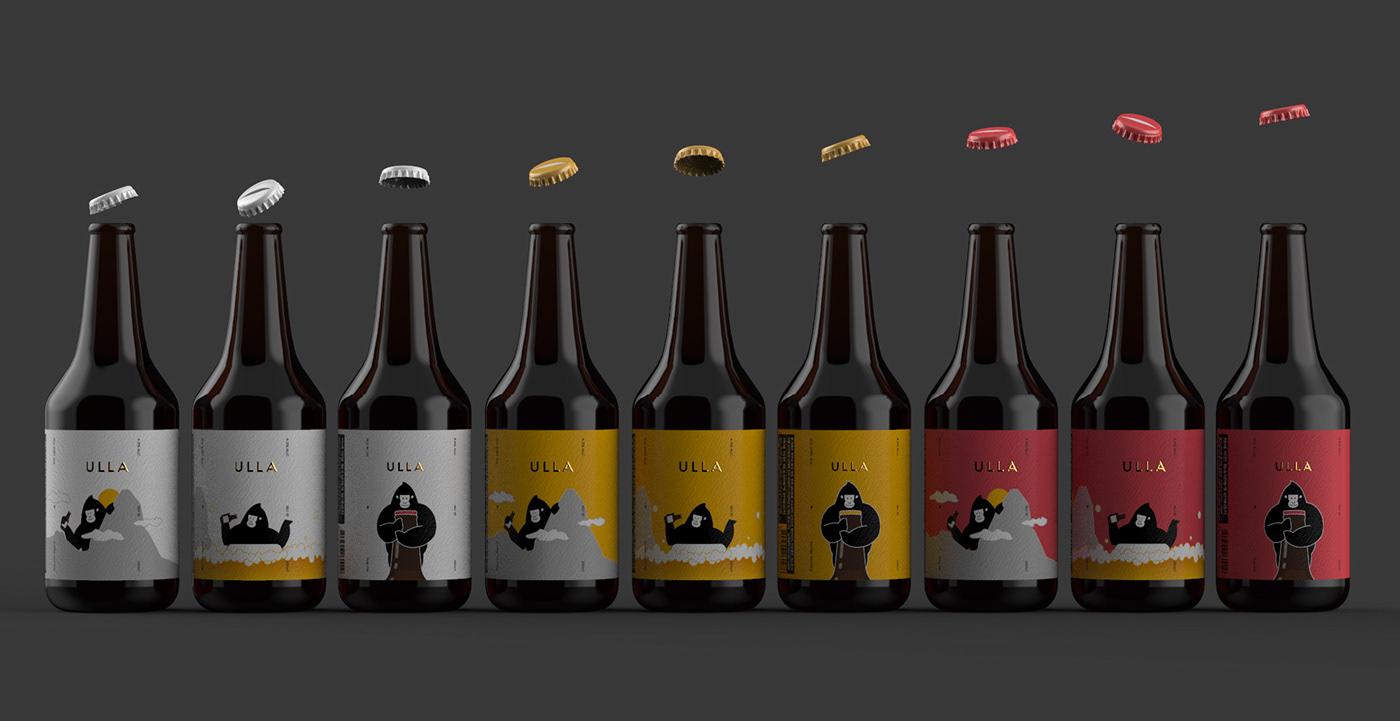 精釀啤酒ULLA品牌設(shè)計(jì)——品牌IP化案例欣賞，餐飲品牌設(shè)計(jì)，品牌設(shè)計(jì)公司，品牌IP化，深圳品牌設(shè)計(jì)，左右格局