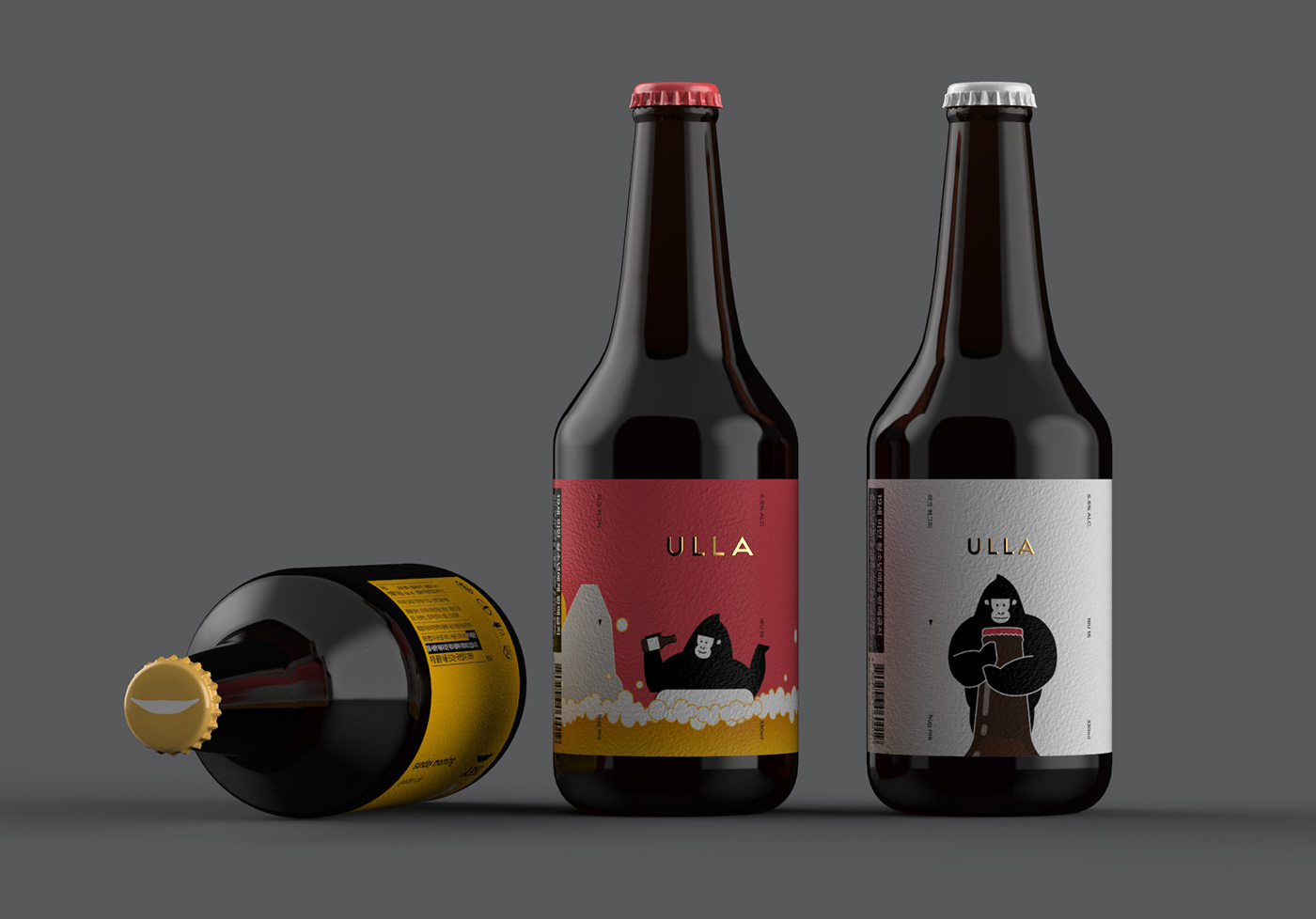 精釀啤酒ULLA品牌設(shè)計(jì)——品牌IP化案例欣賞，餐飲品牌設(shè)計(jì)，品牌設(shè)計(jì)公司，品牌IP化，深圳品牌設(shè)計(jì)，左右格局