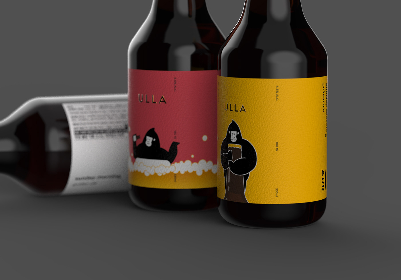 精釀啤酒ULLA品牌設(shè)計(jì)——品牌IP化案例欣賞，餐飲品牌設(shè)計(jì)，品牌設(shè)計(jì)公司，品牌IP化，深圳品牌設(shè)計(jì)，左右格局