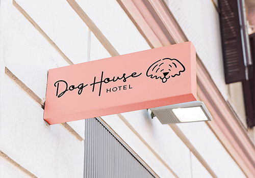 Dog House 創(chuàng)意主題酒店品牌形象設計案例
