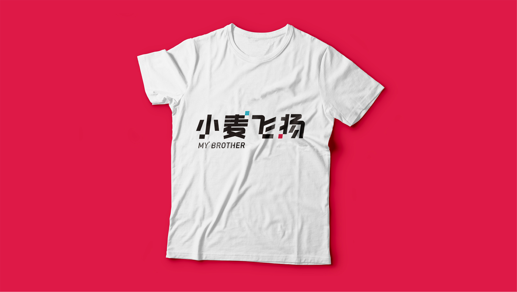 科技品牌小麥飛揚年輕化形象設計－左右格局